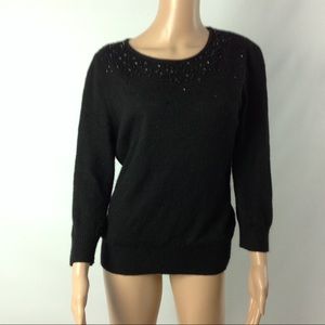 acne black sweater